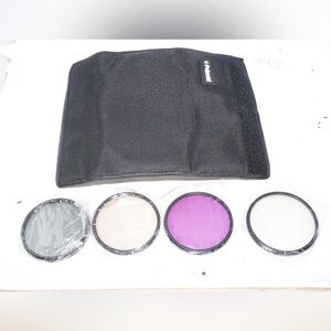 Polaroid Optics 52mm 4-Piece Macro Photography Filter Kit - 4 Lenses NWOT